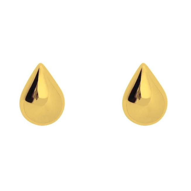 Boh Runga Droplet Stud Earrings Gold Plated